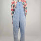 MK470 Acid Washed Jumpsuit - Blue