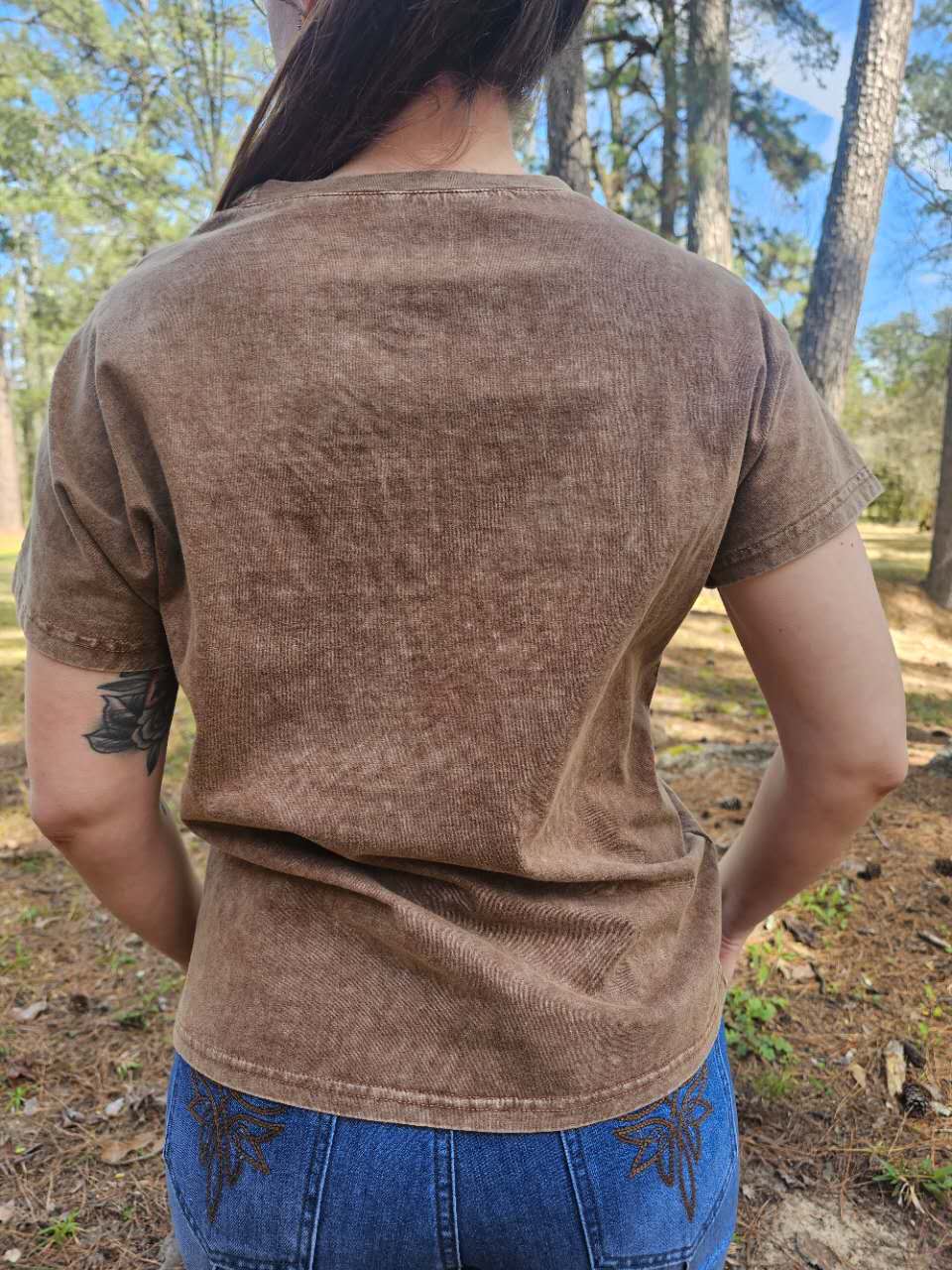 MK667 Boot Stitch Rope Embroidered Shirt