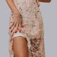 MK636 Floral Paisley Maxi Skort