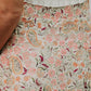 MK636 Floral Paisley Maxi Skort