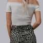 MK662 Front Tie Off Should Crop Top