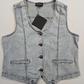 MK671 Sterling Denim Vest