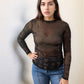 MK474 Branded 3D Print Mesh Top - Black