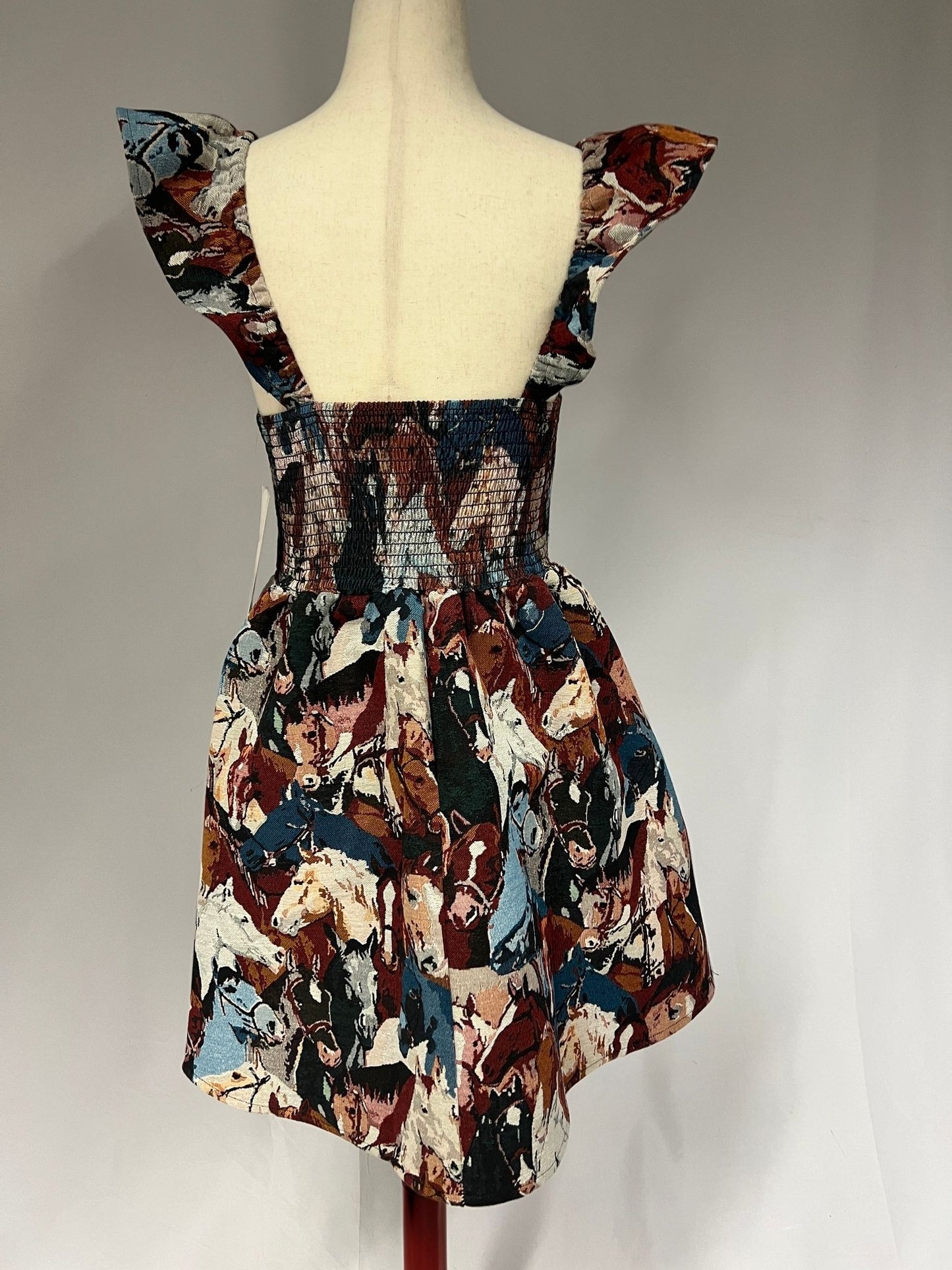 TZ95 Horse Cupcake Dress
