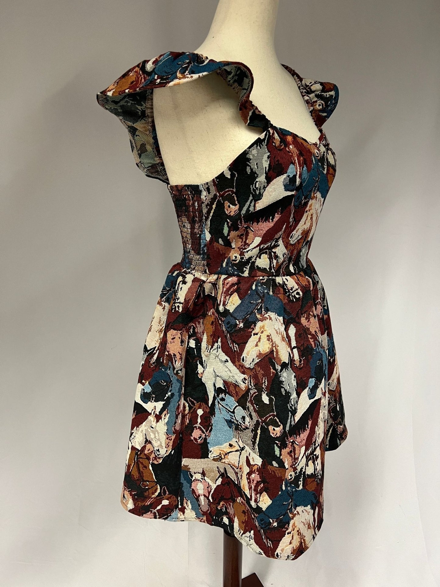 TZ95 Horse Cupcake Dress