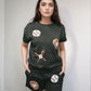 MK591 Sequins Baseball Short Sets