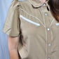 MK612 SL Button Down Shirt - Tan