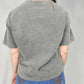 MK639 Cowgirl Embroidery Acid Washed Tee