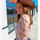 MK337 Rodeo Long Sleeve Mesh Top - Neutral